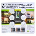 Capstone6led Capstone Led Wireless Puck Lights With Remote Control White