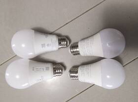 Caveman Sqcm01e100 A19 E26 Led Smart Bulbs 4-pack 880lm 2700k Dimmable Matter