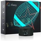 Ce003 Elstey Football Lamp Optical Illusion Night Light Color 758763730985