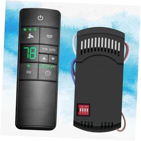 Kujce10320 Ceilingbreeze Universal Ceiling Fan Thermostatic Remote Control Kit Replacement For Hd3