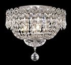 1900f12c Century Clear Flush Id Crystal 962722 4 Lights Chrome