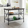 Cf3024mb-br Crosley Madeleine Kitchen Island Brown Matte Black 710244244305