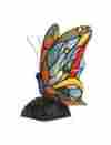 Ch30277bm05-nl1 Jacy Chloe Butterfly Nursery Night Light Colorful Tiffany Style Stained Glass Accent Lamp 091037690517