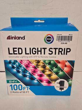 China 618996757985 Inland Rgb Led Light Strip - 100 Ft 2x50ft Strips