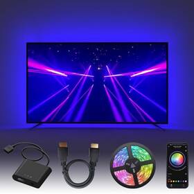 L7187 China Tv Led Backlight Syncs With The Screen Lights Change Along