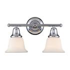 67011-2 Chrome Bulb Polished Vanity Bathbar 2 Berwick Light -