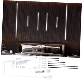Wpl004 Ciubitor Led Recessed Lighting Kit 6 Pack Self-adhesive Black Channel Pure White 6000k