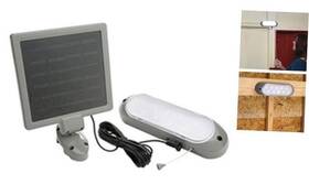 L-949 Coleman Cable L949 Designers Edge Rechargeable Solar Shed Lights With 10 Bright Led One Size