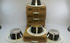 27c-wh Cone 6 Downlight Clear Tapered Juno White Alzak Ceiling " Trim Mount