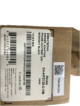 C4-apd120-c-mb Control4 Control 4 Dimmer Adaptive Phase 120 V Midnight Black