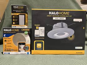 Rl56hvahwb1 Cooper Lighting Halo Home Smart Downlight And Speaker With Internet Bridge - Bluetooth Alexa
