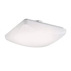 11.3w Cooper Lighting Solutions 080083845439 9 Inch White Selectable Led Color Temperature Square Flush Mount 890
