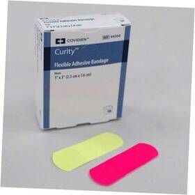 44104-m Covidien 44104 Neon Flexible Bandages Box 50 3 Inch X 1
