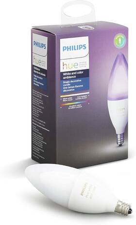 468900 Cqmto Philips Hue White And Color Decorative Candle 40w Dimmable Smart Bulb Hub R