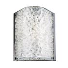 31180 Crystals 1 Light Encased Vanity - Bulb Polished Chrome