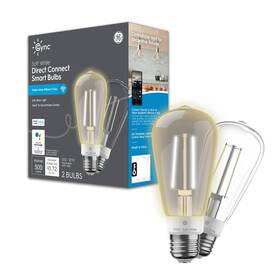 93130195 Cync Ge Smart Led Light Bulb St19 Edison Style Works With Amazon Alexa And