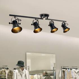 Dackettslightinc 848863804485 Track Lighting Fixtures Ceiling Light With Dimmable