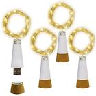 Dak025 Wine Bottle Usb Rechargeable Led Cork Light String Powered Accent