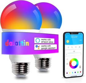 Qa5w23-aus-0003 Dalattin A19 Led Light Bulb Smart Work With Alexa And Google As... Fast Ship