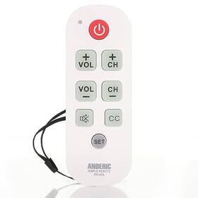Rr1004 Dans Electronics Etc. Inc. Easy Big Button Universal Tv Remote Control. To Use Learning 1 Pack