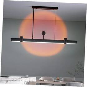 Decoluce 762849687247 Modern Led Pendant Light 47.2ftft Remote Control Dimmable And Cct Adjustable