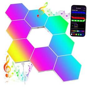 Sp369 Decora Lamp Direct Big Hexagon Led Light - 8 Pack Smart Rgb Panels E.white 8pcs