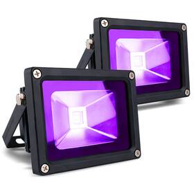 Degruand B08t6n5639 10w 2 Pcs Led Black Lightblacklight Flood Light Plugip65