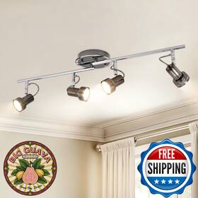 B0875yhydd Depuley Modern Track Lighting Kit 4-light Flush Mount Directional Lights