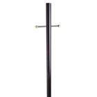 501817 Design Post Black House 3 Lamp Outdoor "