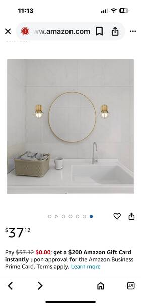 D243m-1b-bg Designers Fountain D243m-1b-bg. Wall Sconce
