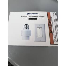 Hrls11q Dewenwils Remote Control Light Socket Wireless Wall Switch E26 E27 Base