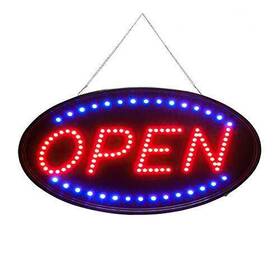 Sd121 Dldz Open Sign Premium Products 19 Inch X10 Led Electronic Billboard Oval
