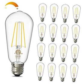 Jd-edison-st58 Dongguan Xingbo Lighting Technology Co. Ltd Dimmable Vintage Led Edison Bulbs 60w Equivalent 2700k 800lm 16 Warm White