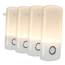 Dongguanshijiedudianzikejiyouxiangongsi 713612433523 3-in-1 Dusk To Dawn Led Night Light Warm Multi-function Plug-in Or