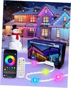 Lx20250312-24v-rgb-150m Dongguanshilixingzhaomingyouxiangongsi Permanent Outdoor Lights For House Rgb Ic Smart Led Light Strip 50ft