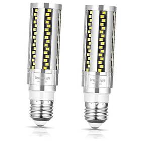 Dragon Lighting 751433173037 20w Super Bright Corn Led Light Bulbs Fanless 200 Watt 3000k Warm White