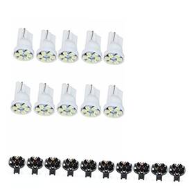 Dssooy 222002 T10 194 168 Led Light Bulb - 2825 W5w 6smd White Automotive Ice Blue