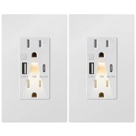 Ku-15t Duchow New Generation Usb Outlet With Led Night Light Manual 5v 4.8a Tamper-resis