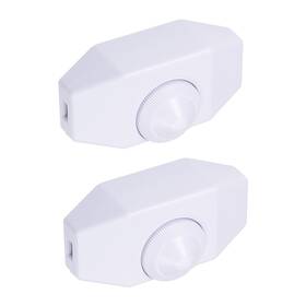 Duefixing 601968195755 Rotary Cord Switch Ac 250v 2a Slide Control Lamp Dimmer 100-watt White Pack Of 2
