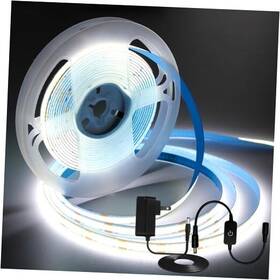 320l Dxmr 320l/m 16.4ft 5m Cob Led Strip Light 6000k Color Temperature With Plug White
