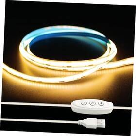 Dxmr Cob-001 6.6ft/2m Cob Led Light Strip 640leds 5v Usb Lights 6.6ft Warm White