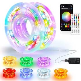 Dy-oa08-1 Dy Technology Co. Ltd 66ft 200 Led Smart String Lights Plug In Fairy With App And Remote