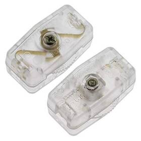 Thsw-125v3a-c2 E-outstanding 2pcs Plastic Housing On/off Thumbwheel Light Lamp Inline Switch