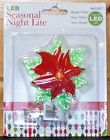E243894 Omni Gss New Led Night Lite Poinsettia Removable 811604020062