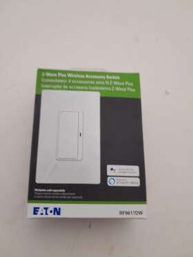 Rf9617dw Eaton Z-wave Plus Wireless Switch White