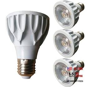 Ac85-265v Ebd Lighting 798468385257 Par20 Led Light Bulbs Cob Spotlight 4 Pack 10w 3000k Warm White E26