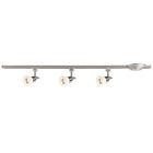 Ec4593sba-3 Commercial Electric Brushed Nickel Glass Linear Track 899089002278