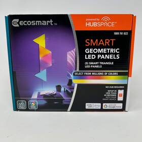 1009761022 Ecosmart New 5 Smart Triangle Led Panels Wireless