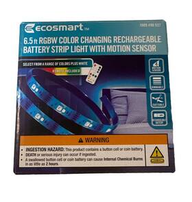 Lr1321-rgbw-2m Ecosmart 6.5 Ft. Rgbw Color Changing Battery Operated Led Strip Light Motion 1d