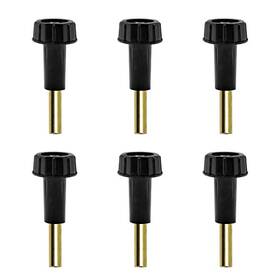 Ecudis 880034315222 Pack Of 6 On/off Replacement Light Lamp Turn Switch Knobs With 1/2 Inch